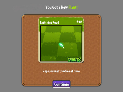 Plants vs Zombies 2: It's About Time Lightning Reed